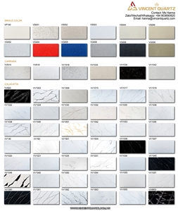 Vietnam Artificial Quartz White Calacatta