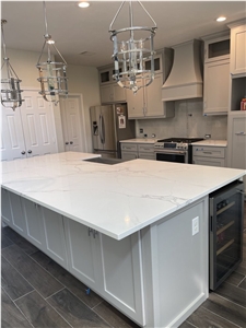 Vietnam Artificial Quartz White Calacatta