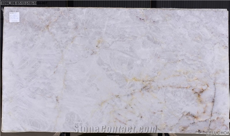 Crystal Deluxe Quartzite Slabs