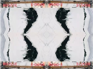 China Popular Panda White Cut Size Marble