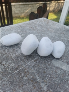 Tumbled Dolomite Pebble, White Pebble, White Dolomite Pebble