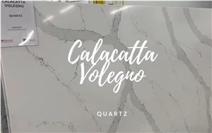 Calacatta Volegno Quartz Slabs
