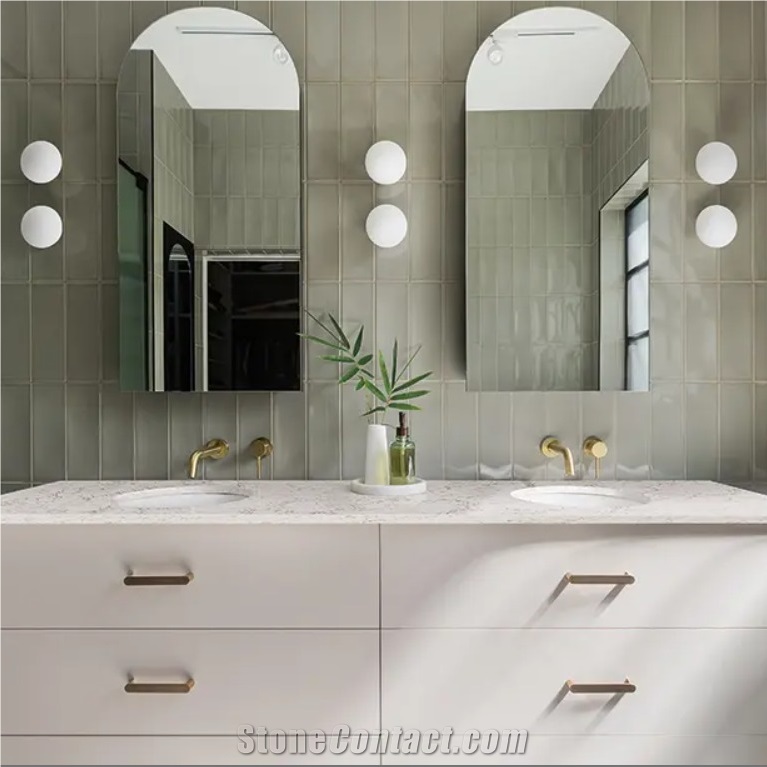Wilson Art Fossa Falls Quartz Bathroom Countertop