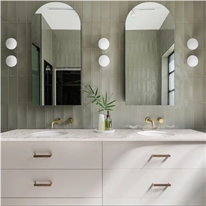 Wilson Art Fossa Falls Quartz Bathroom Countertop