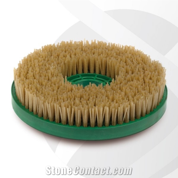 Ceramic Abrasive Brushes Of Diamond Or Silicon Carbide