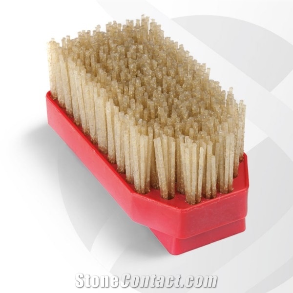 Ceramic Abrasive Brushes Of Diamond Or Silicon Carbide