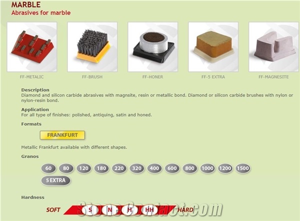 FF-Frankfurt Diamond Abrasive Brush For Marble,Limestone