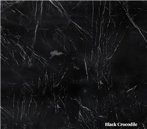 Black Crocodile Marble Slabs, Tiles Black Crocodile Marble Slabs, Tiles
