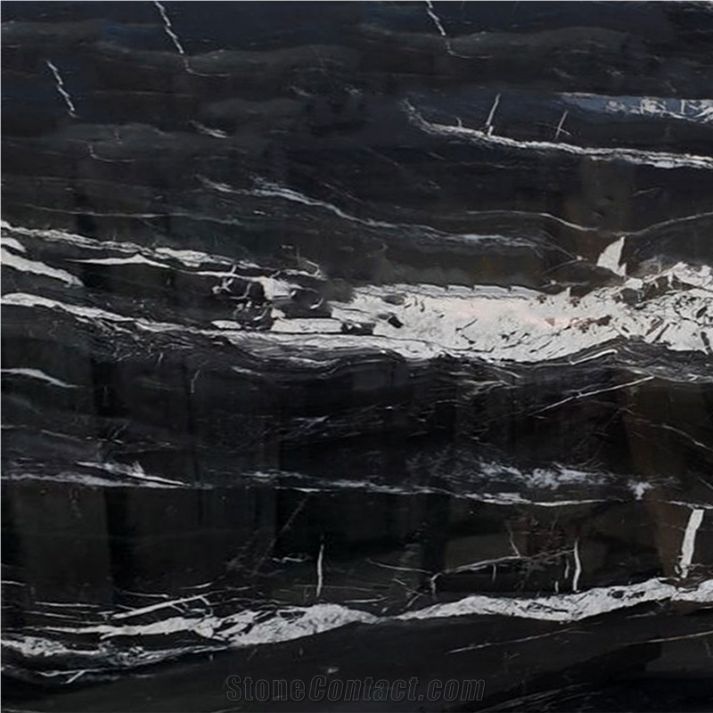 Black Mamba Marble, Black Crocodile Marble Quarry