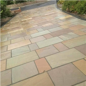 Sagebrush -Raj Green Sandstone Paving (Project Pack)