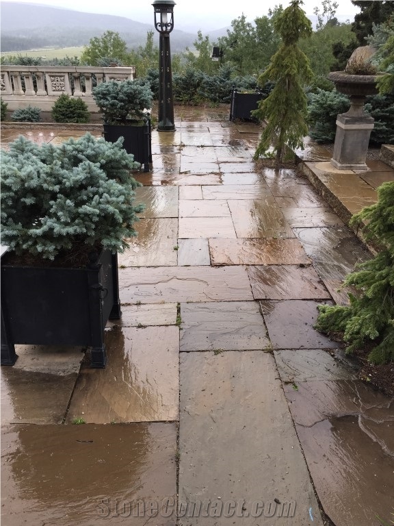 Sagebrush -Raj Green Sandstone Paving (Project Pack)