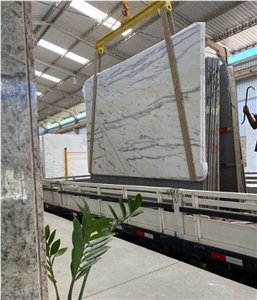Branco Carrarinha Marble Slabs