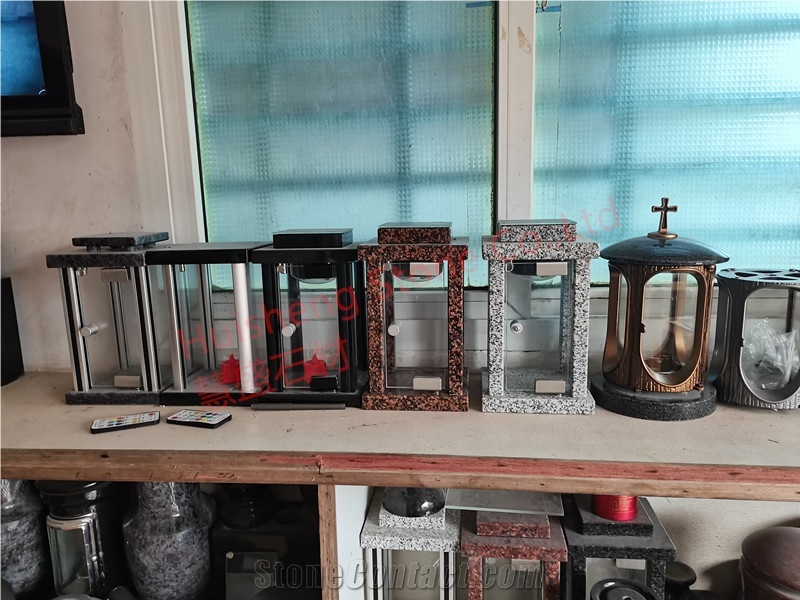 Granite Monument Solar Lantern
