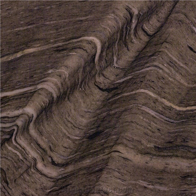 Brown Silk Quartzite Tiles & Slabs
