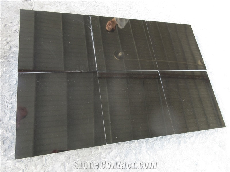 Absolute Black Granite Tile,Mongolia Black Granite