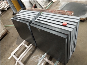 Absolute Black Mongolian Granite Flooring Tiles