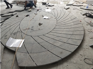 Absolute Black Mongolian Granite Flooring Tiles