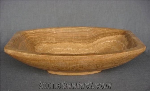 Beige Travertine Vessel Sinks, Wash Bowls