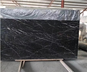Black Ink Jade Marble Polished Tiles & Slabs