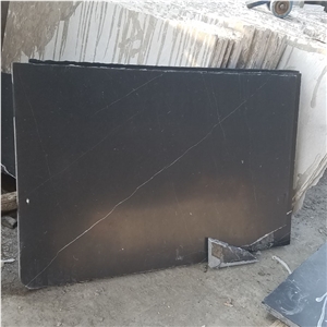 Black Nero Marquina  Honed  Marble Tiles 12"X12"