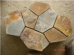 Black Slate Random Flagstones & Irregular Flagstones