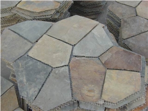 Black Slate Random Flagstones & Irregular Flagstones