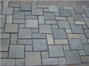 Black Water Flowing Shaped Thin Six Strips Culture Stone
