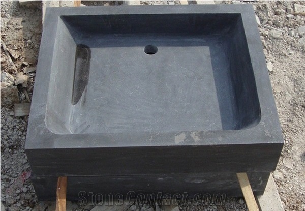 Blue Limestone Natural Rectangular Sinks And Basin