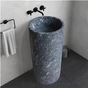 Blue Limestone Natural Rectangular Sinks And Basin