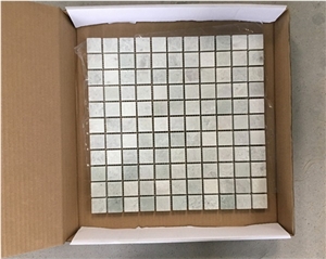 Carrara White Marble And Herringbone Mosaic Tiles