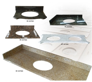 Cheap Ivory Gold Granite Bathroom Counter Top