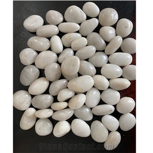 Cheap White River Rock Pebbles Natural River Stone For Sale