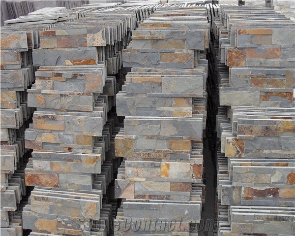 China Rusty Slate Cultured Stone,Veneer Panel