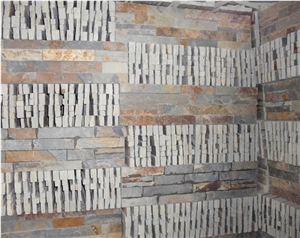 China Rusty Slate Cultured Stone,Veneer Panel