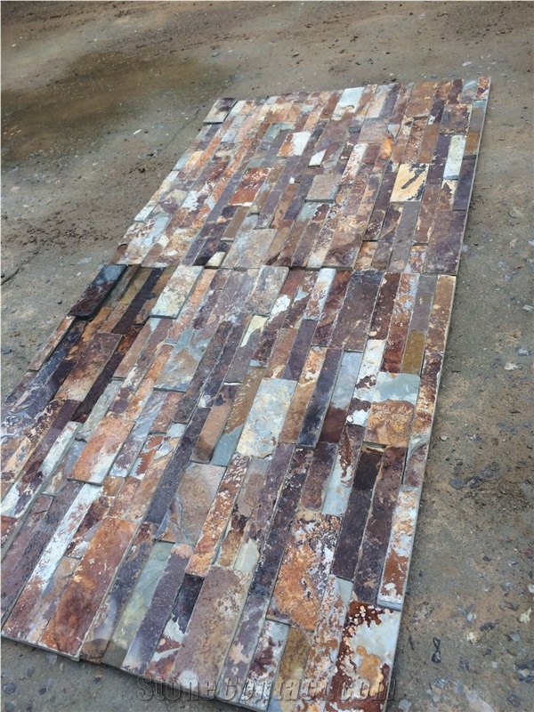 China Rusty Slate Cultured Stone,Veneer Panel