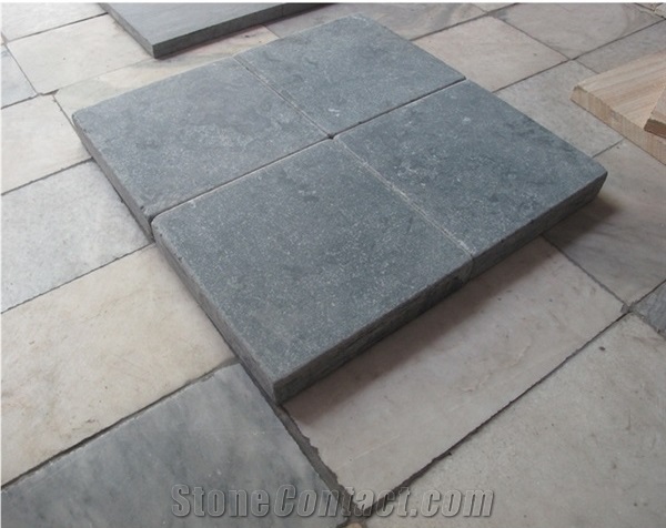 Chinese Blue Limestone Tiles & Wall Cladding Tiles