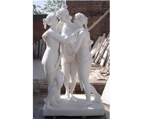 Female Garden White Marble Statues Wholesale Price