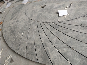 Flamed Mongolia Black Granite Floor Tiles & Slabs