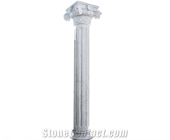 Front Home Door Decoration Stone Carving Rome Pillars