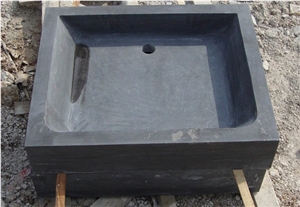 G654 Dark Grey Granite Customized Wash Sinks, Pedestal Basin