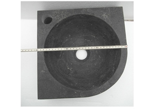 G654 Dark Grey Granite Customized Wash Sinks, Pedestal Basin