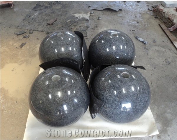 G654 Dark Grey Panda Granite Tiles For Sale