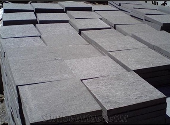 G684 Black Granite Paving Stone Covering Walkway