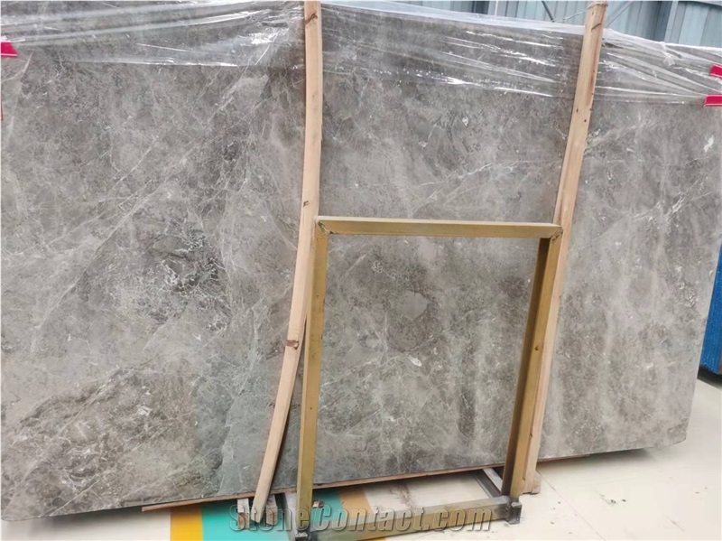 Georgia Dark Grey Marble With White Grains Slabs Tiles