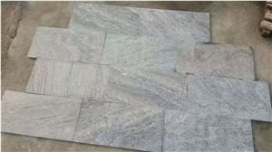 Grey Quartzite Wall Panel Cladding Tiles, Covering