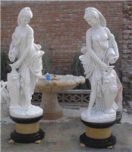 Hand Carving White Marble Statue,Human Sculptures