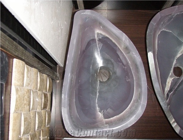 Lilac Onyx Wash Sinks And Basins,Bathroom Sinks