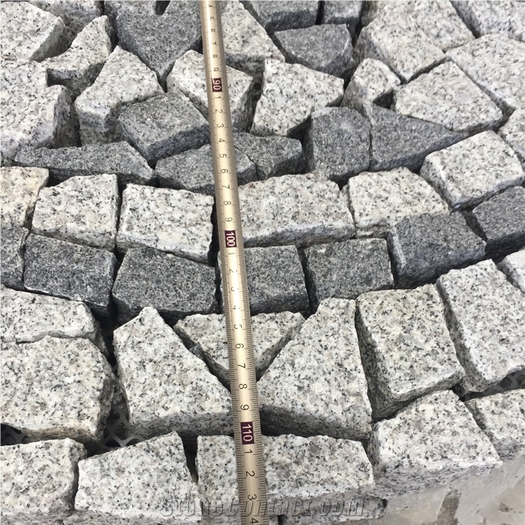 Natural Face Pavers  Round Pattern Granite Driveway Stone