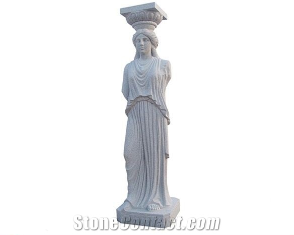 Natural White Granite Sculpture ,Human Sculptures