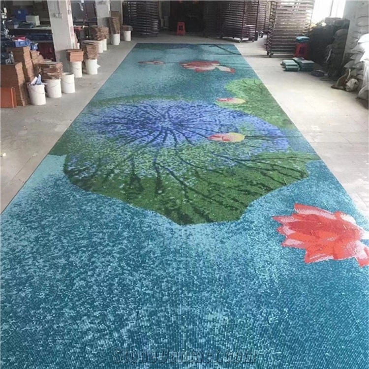 New Style Beautiful Peacock Mosaic Pattern Wall Art Design